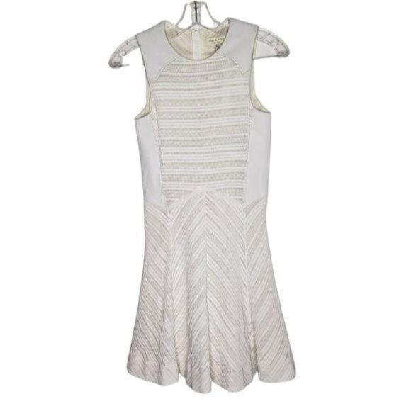 RAG & BONE White Basha Sleeveless Burnout Dress - Picture 2 of 16